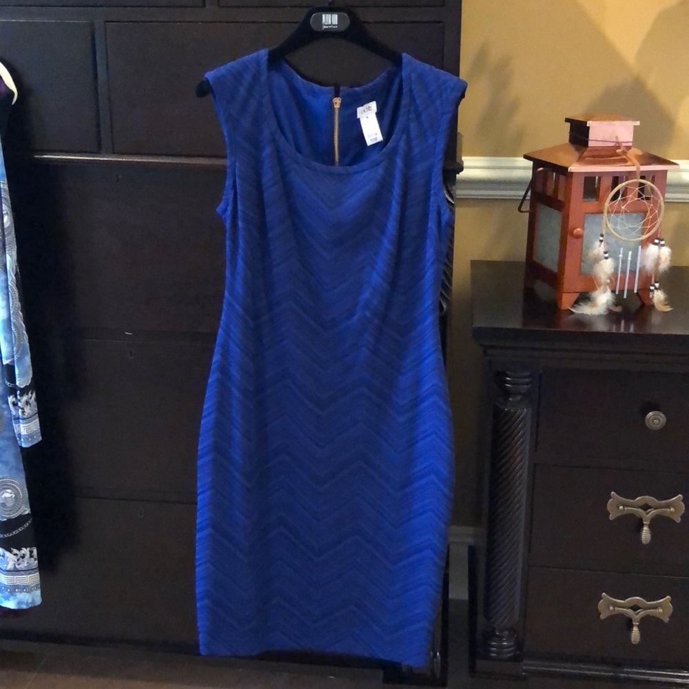 Blue dress